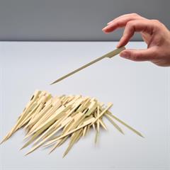 grillspyd i bambus i en pakke med 100 stk