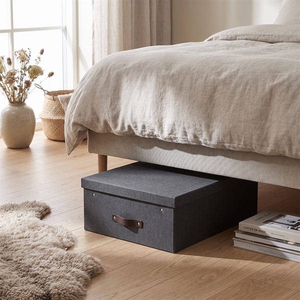 Bigso Box of Sweden - Karolin - "Under Bed" Kasse, Sort