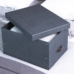 Bigso Box of Sweden - Tora - Opbevaringskasse, Sort