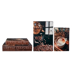 Speedtsberg Bogæsker. Sæt med 2 stk. Coffee