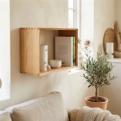 Lake Feel Bogkasse i ren egetræ - Rektangulær