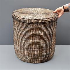 Naturkurve, sort/natur med låg