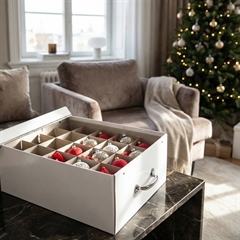 Bigso kasse til Julepynt. Hvid