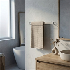 Como Håndklædeholder til væggen - Hvid 60 cm