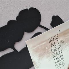 Metaltavle til ophæng og dekoration i hjemmet