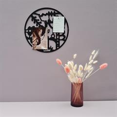Magnetisk opslagstavle i et rundt design, no11