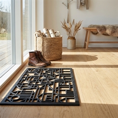 Dixie dørmåtte i gummi - City - 45x75 cm