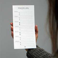 Notesblok med madplan fra Boxdelux, twentytwenty