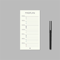 Notesblok - Madplan