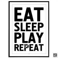 Plakat - Gamer - Eat, Sleep, Play, Repeat