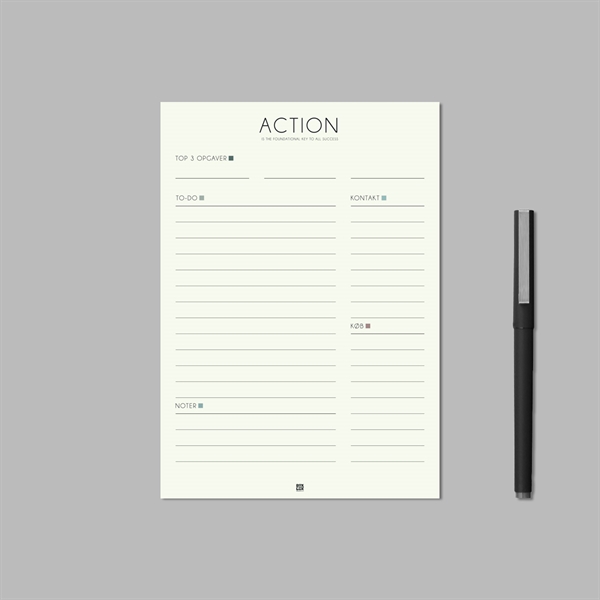 A5 notesblok - Action, nordic