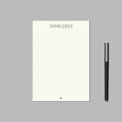 A5 skriveblok - Skriblerier - Nordic design