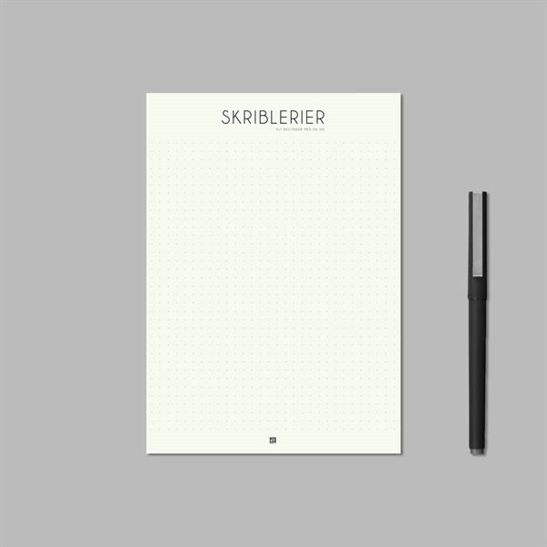 A5 skriveblok - Skriblerier - Nordic design