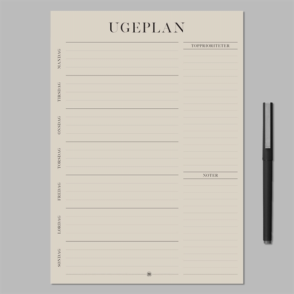 Ugeplaner - Blokke