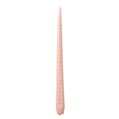 Broste Copenhagen Kalenderlys - Rosa / Peach