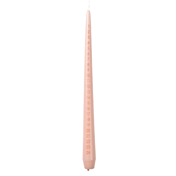 Broste Copenhagen Kalenderlys - Rosa / Peach
