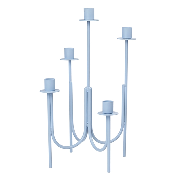 Broste Copenhagen lysestage - FARRI - Serenity Blue
