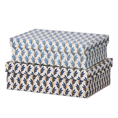 Bungalow Oblong SMALL æskesæt - Naya Indigo