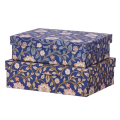 Bungalow Oblong SMALL æskesæt - Roja Indigo