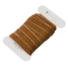 Bungalow Gavebånd i Velour - CARAMEL