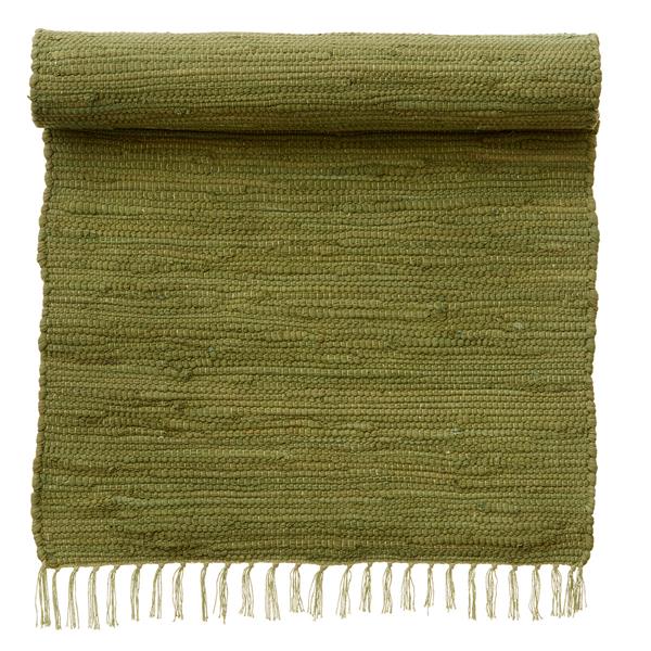 Bungalow recycled kludetæppe - Mat Fern 75x250 cm.