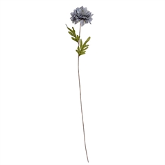 Kunstig dahlia blomst på stilk fra Bungalow, Blå