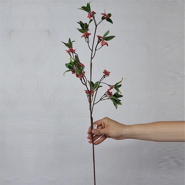 Kunstig blomst fra Bungalow -  Ixcra Scarlet