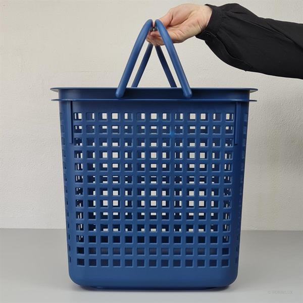 stor plastikkurv fra japanske cestino, navyblå