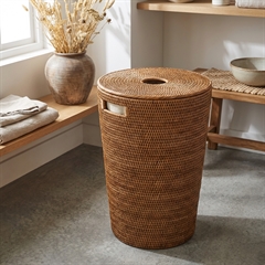 Charmille Vasketøjskurv i Rattan. Honey