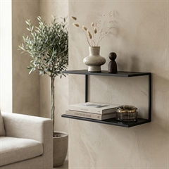 Sort dobbelthylde i sort dansk design