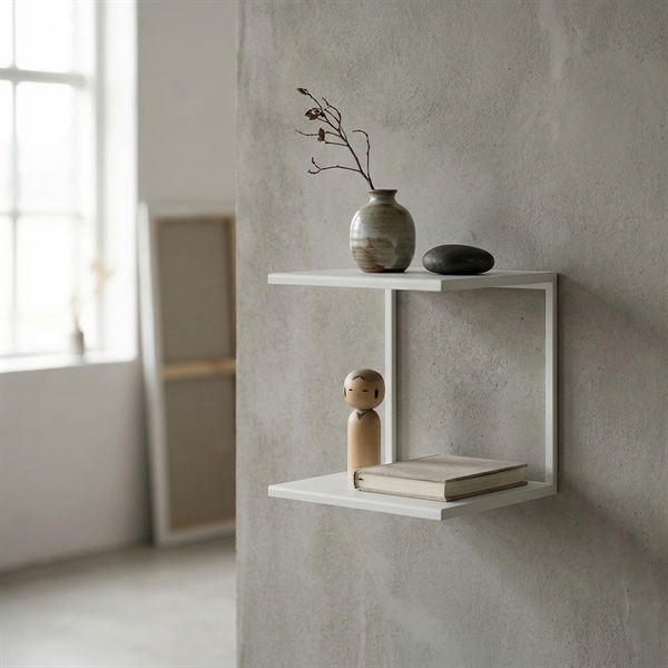 Dobbelthylde i hvis metal fra Como Design