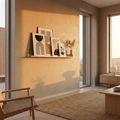 Como Gallerihylde i metal - 60 cm. - Hvid