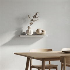 Como Hylde 25 x 10 cm - Hvid metal