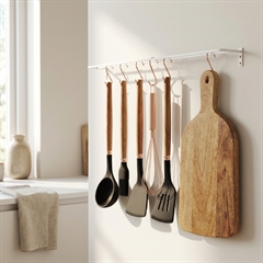 Como Køkkenstang - 60 cm, Hvid - DOUBLE