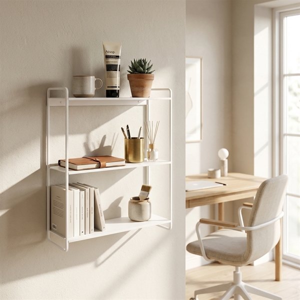 Maggie hvid kophylde fra vores metalserie Como.