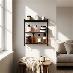 Reol til parfumer og cremer