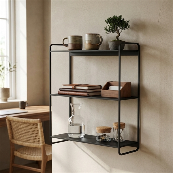 Maggie Kophylde i sort metal