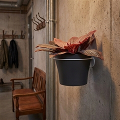 Stor planteholder til væg - hvid