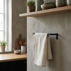 Como viskestykkeholder, 20 cm, sort