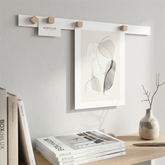 Como Wallnote inkl. magneter - Hvid