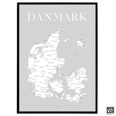 Danmarkskort - køb online her