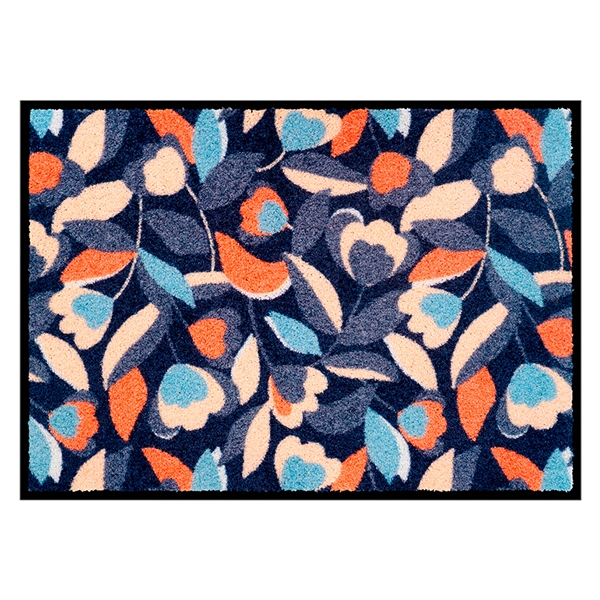 Derrière la Porte Smudsmåtte 50 x 70 cm. - Tulipes bleues