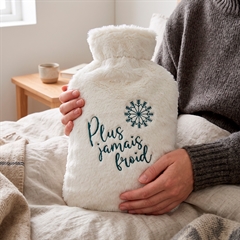 Fluffy varmedung i sødt design