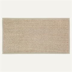 Dixie dørmåtte i Sisal, Beige med kant - 80x150 cm.