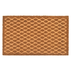 Dixie dørmåtte i Kokos - Grid - 45 x 75 cm.