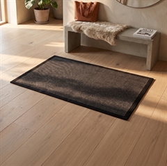 Dixie dørmåtte i Sisal, Black - 60x90 cm.