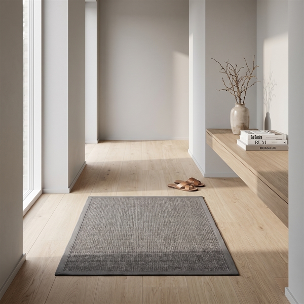 Dixie dørmåtte i Sisal, Dark Grey - 60x90 cm.