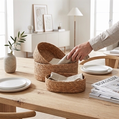 Dixie Ovale brødkurve i søgræs - Sæt med 3 stk.