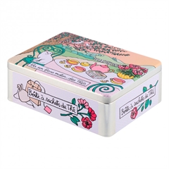 Metaldåse til opbevaring af tebreve - Beau Matin