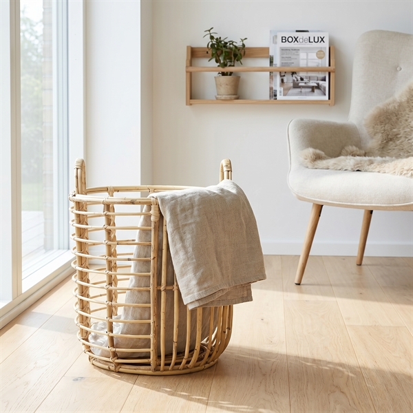 Elan Kurv i Rattan, 43 cm